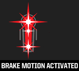BRAKE MOTION ACTIVATED